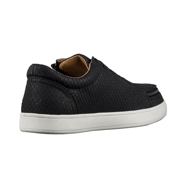 NEW Billy Footwear Women Perf Low Top Zip Up Shoe Black Adaptive Size 8.5 M KF73 - Picture 4 of 6